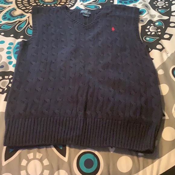 Ralph Lauren Polo Cable Knit Vest - Picture 3 of 3